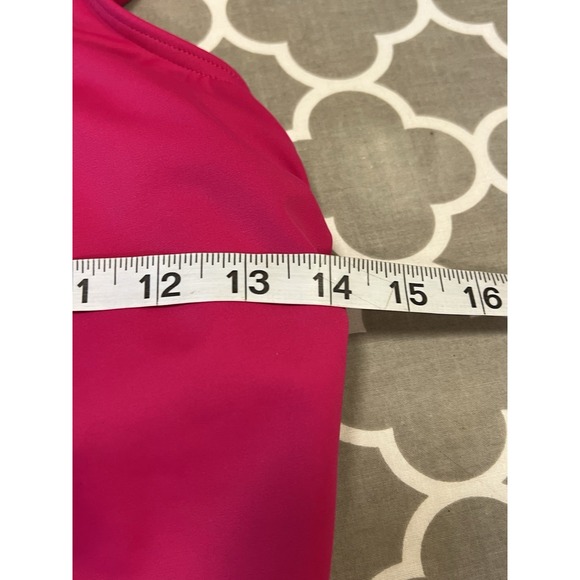 Land's End Women's Pink One Piece Swimsuit Modest Size 8 - Picture 10 of 12